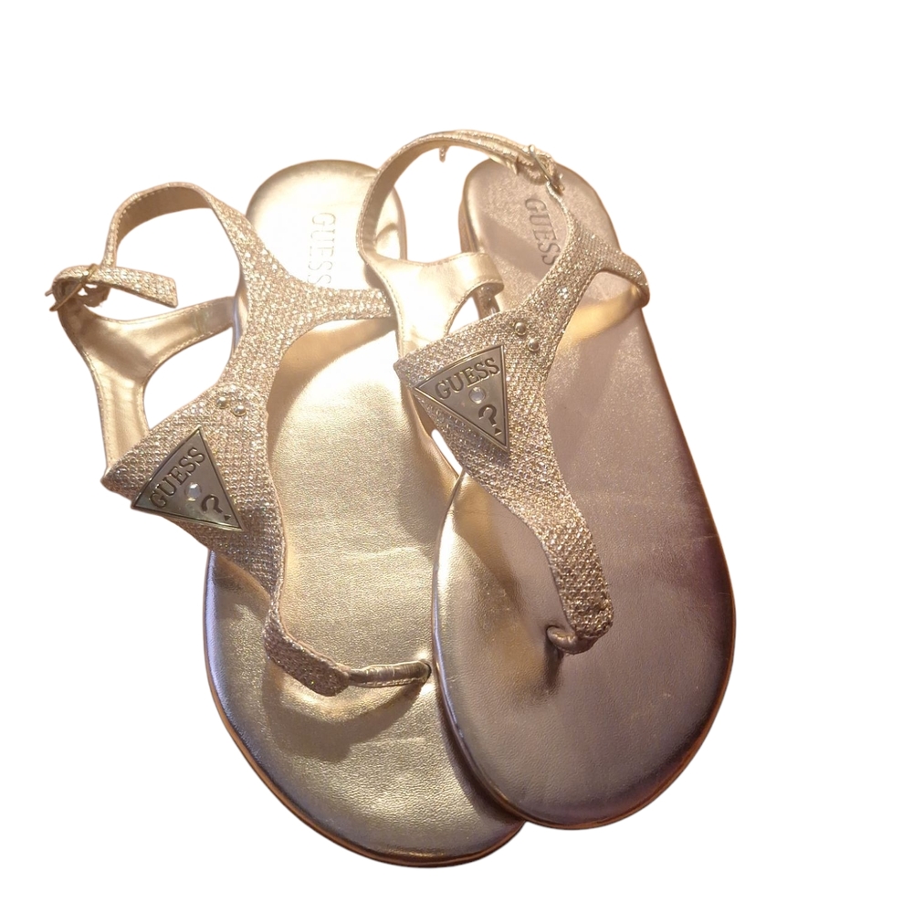 GUESS Women's Gold Sandals